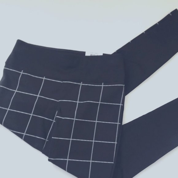 NWT INC Skinny Plaid Front Leggings Size 0 - Picture 10 of 10